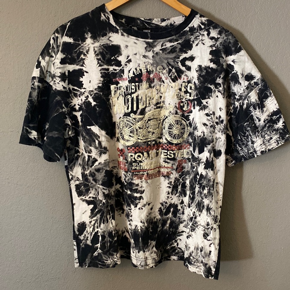 Tie Dye Motorcycle T-shirt